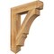 Ekena Millwork Balboa Arts & Crafts Rough Sawn Bracket, Western Red Cedar, 6"W x 32"D x 38"H BKT06X32X38BOA03RWR - alternate 1